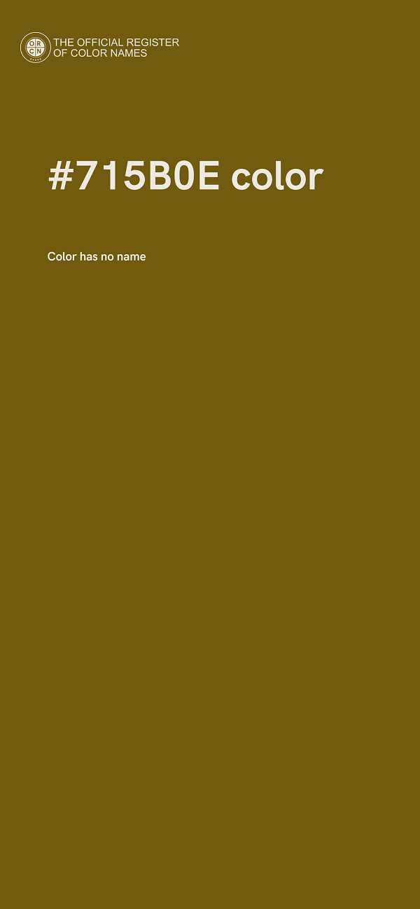 #715B0E color image