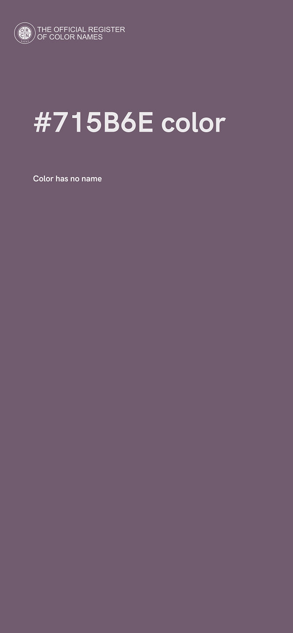 #715B6E color image