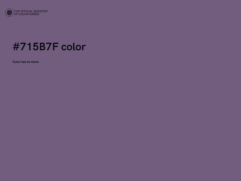 #715B7F color image