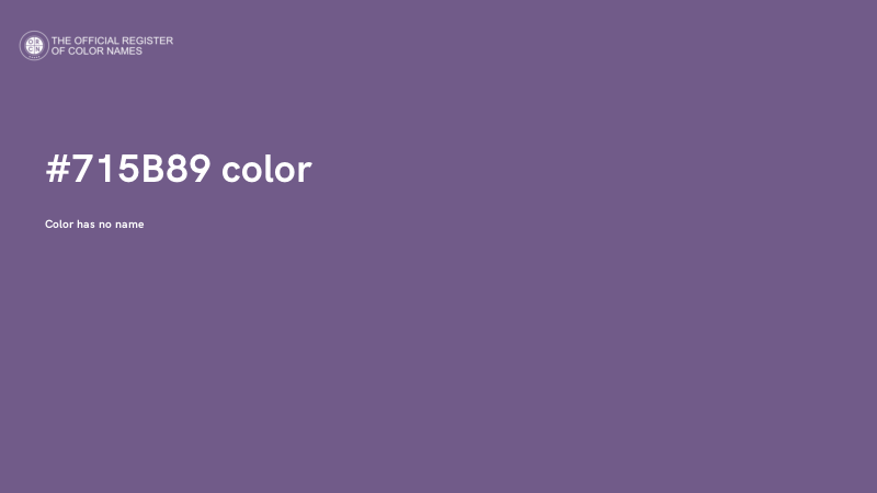 #715B89 color image