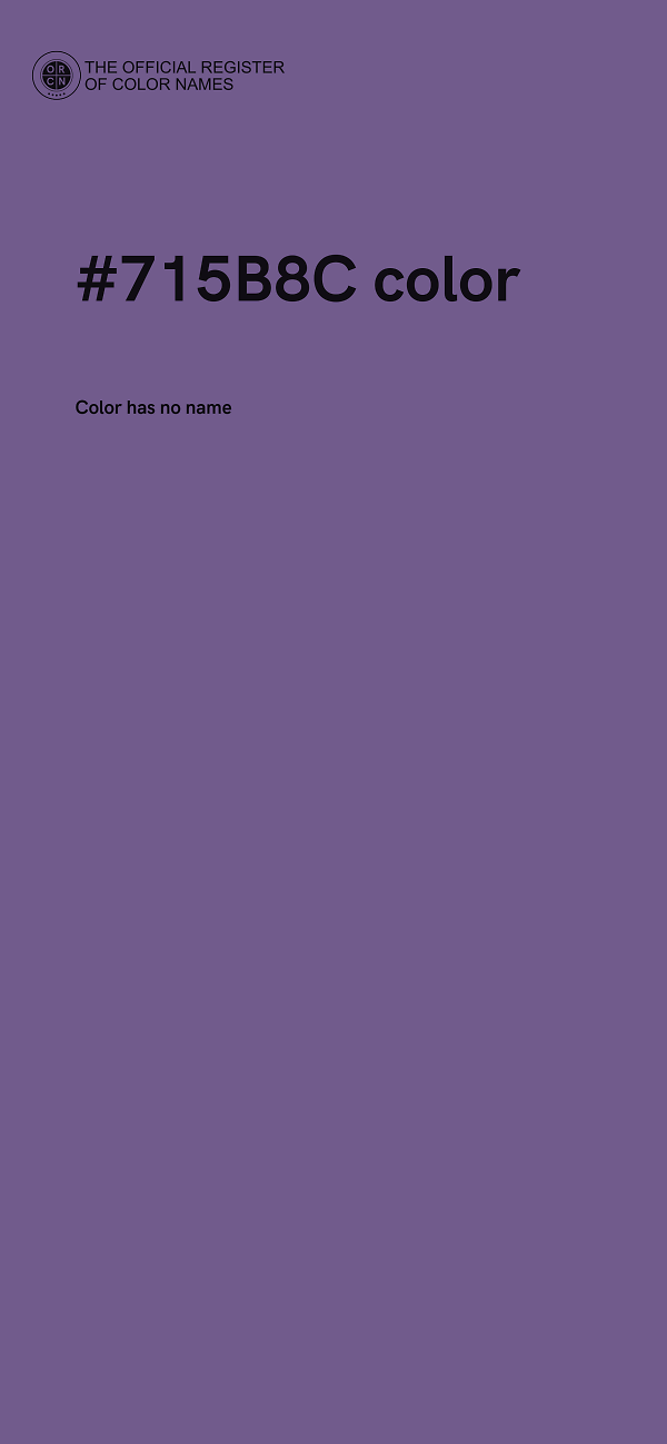 #715B8C color image