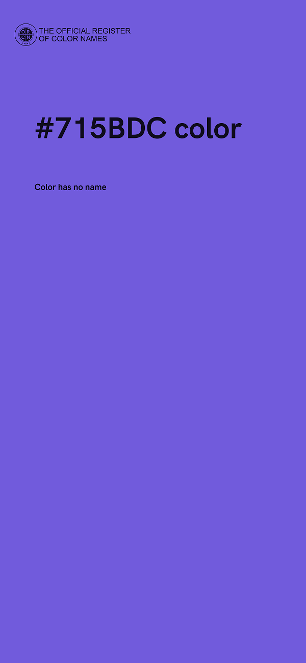 #715BDC color image