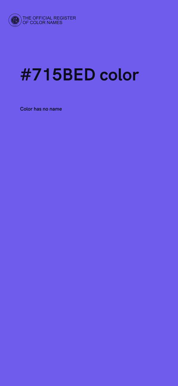 #715BED color image