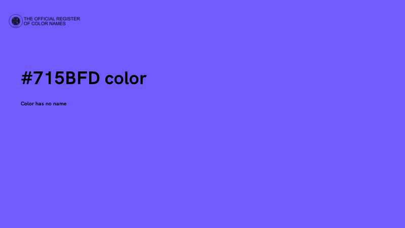 #715BFD color image