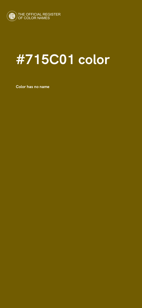#715C01 color image