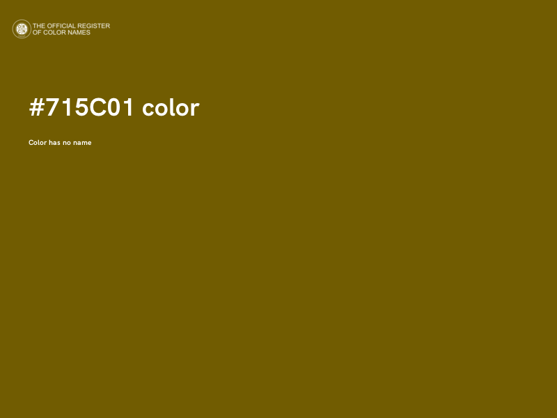 #715C01 color image