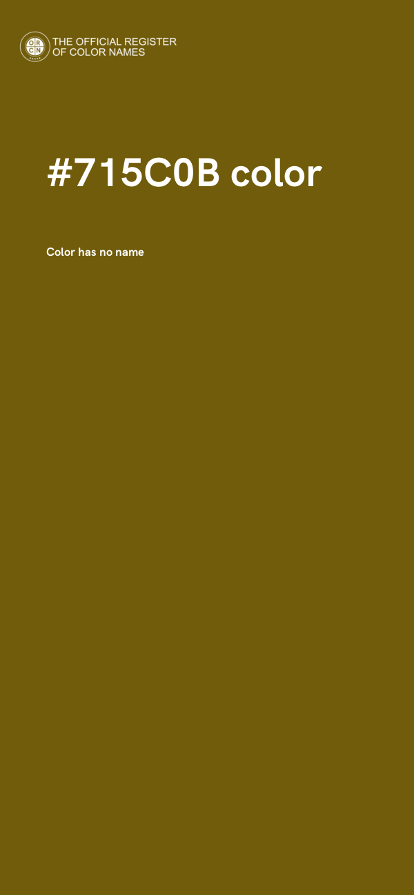 #715C0B color image