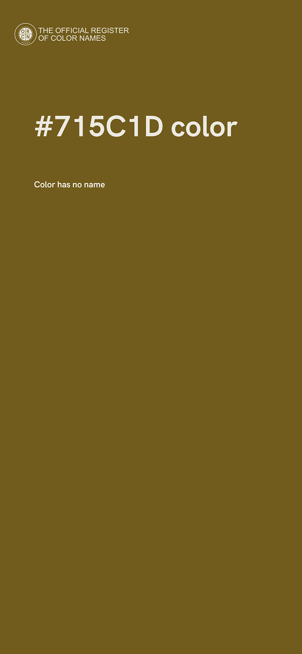 #715C1D color image