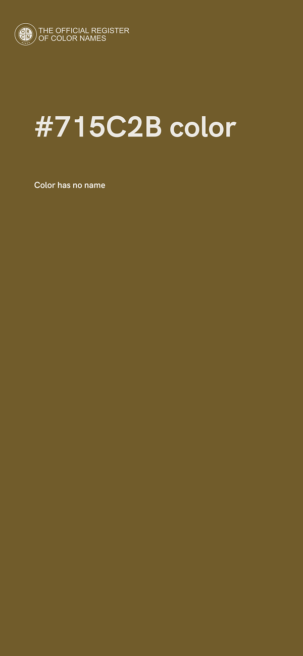 #715C2B color image