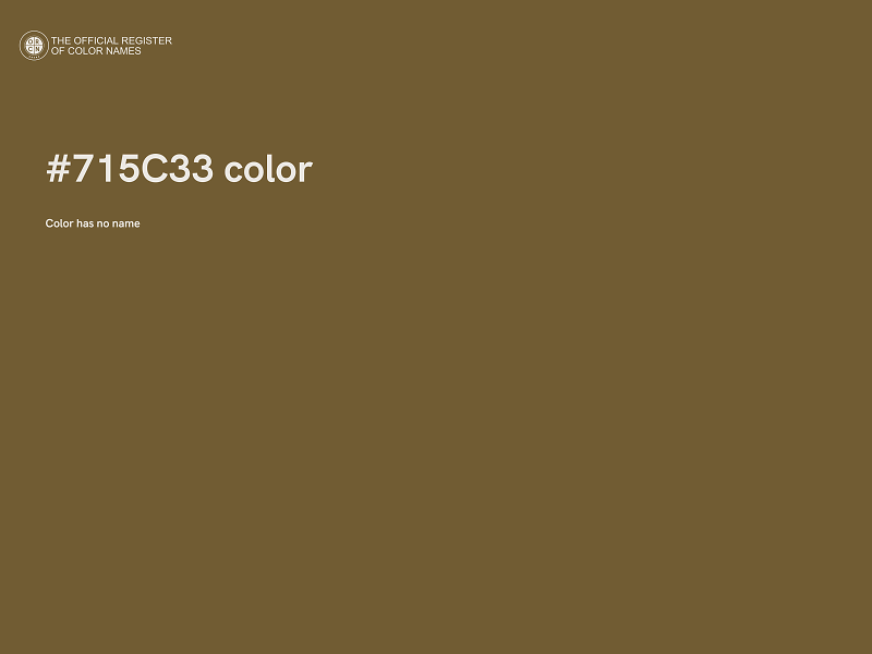 #715C33 color image