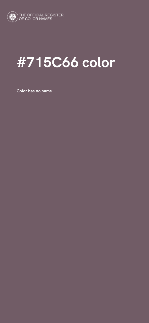 #715C66 color image