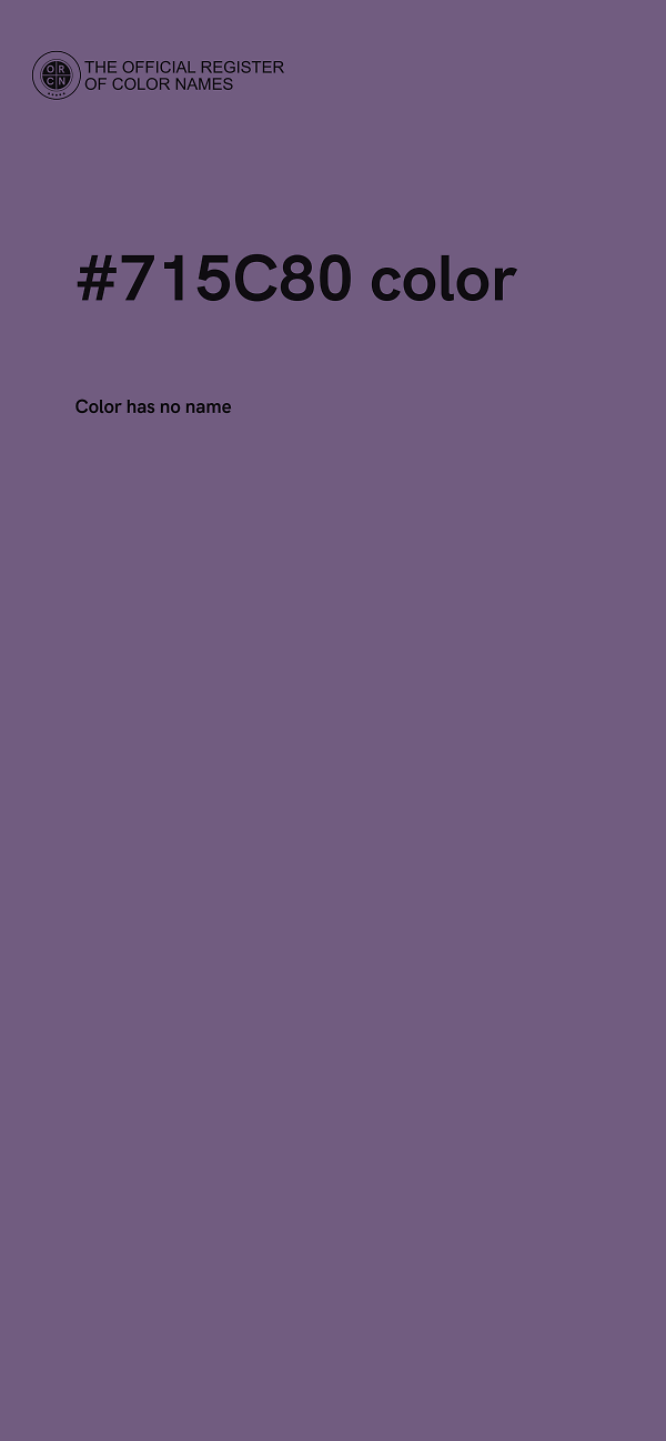 #715C80 color image