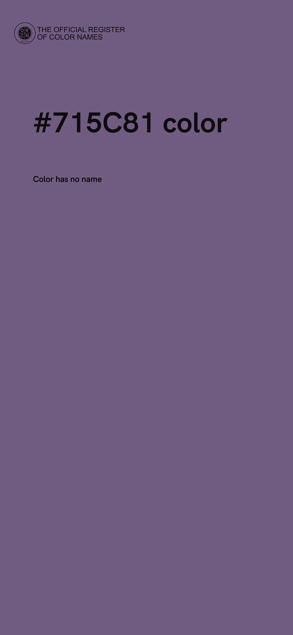 #715C81 color image