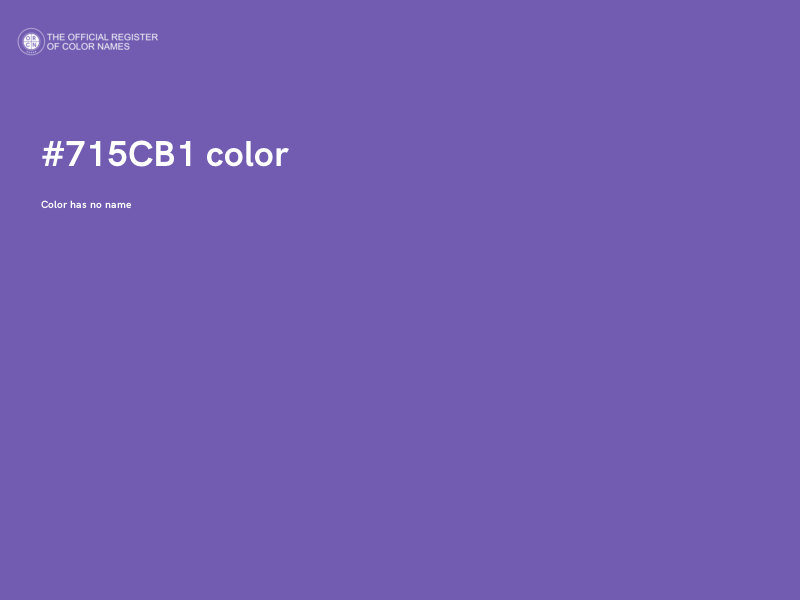 #715CB1 color image