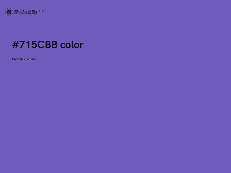 #715CBB color image