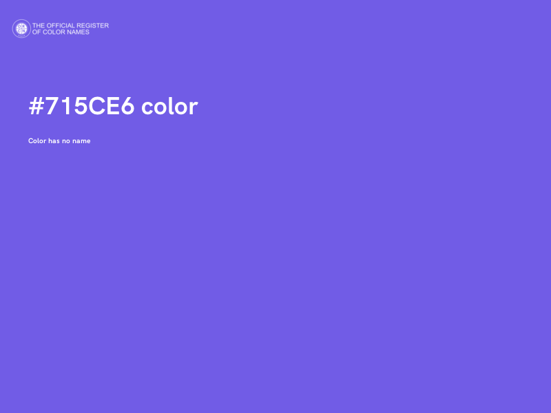 #715CE6 color image
