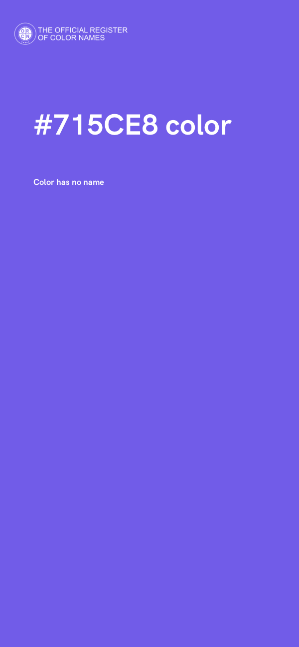 #715CE8 color image