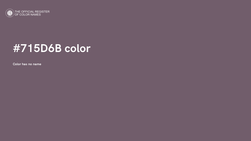 #715D6B color image