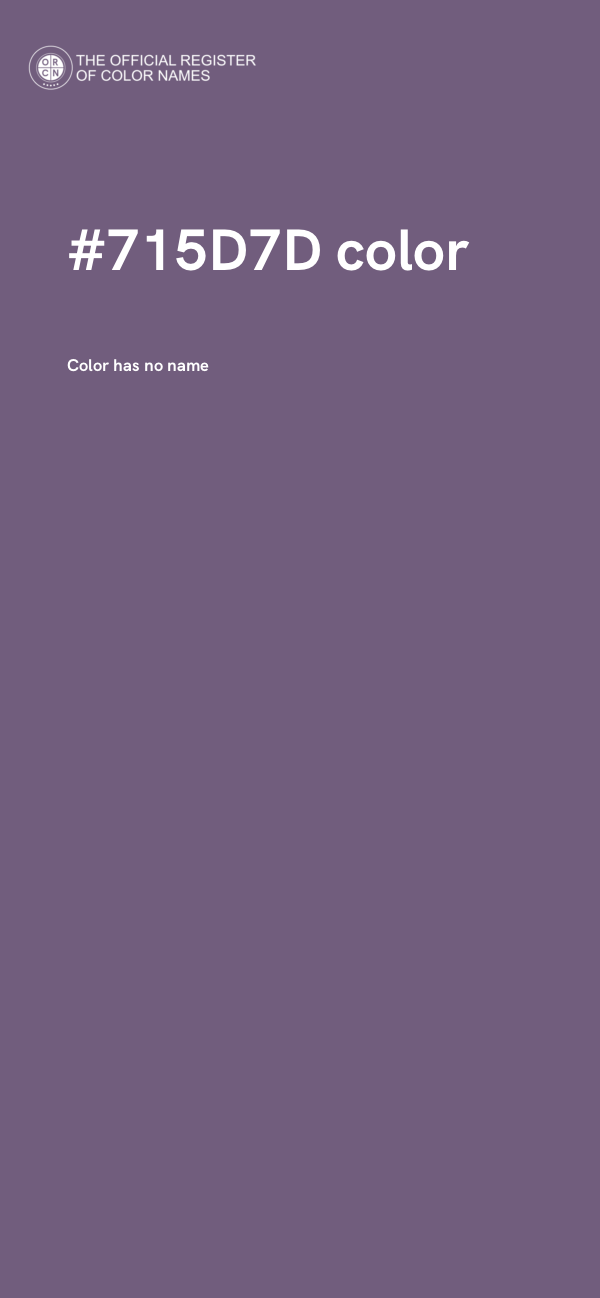 #715D7D color image