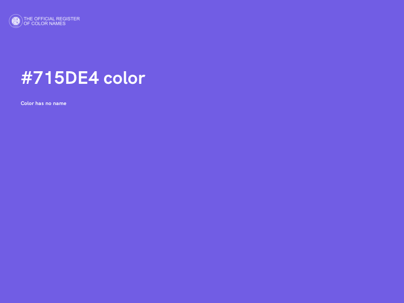 #715DE4 color image