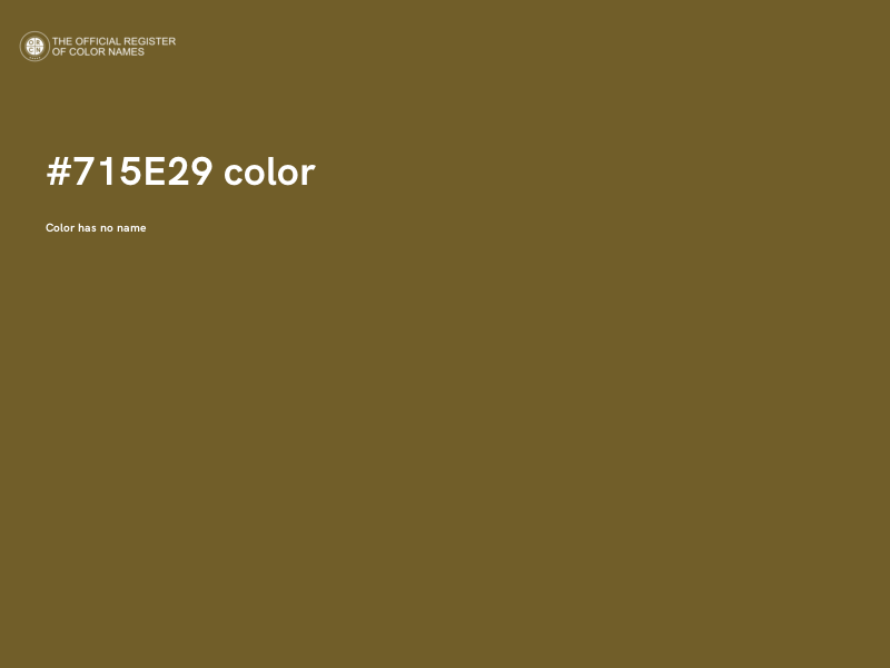 #715E29 color image