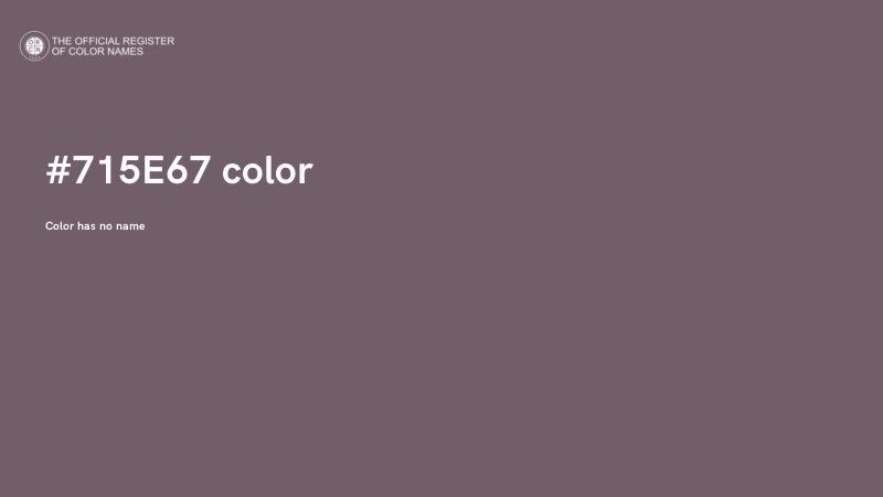 #715E67 color image