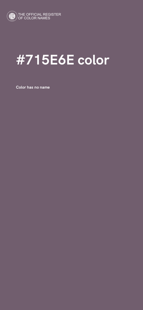 #715E6E color image
