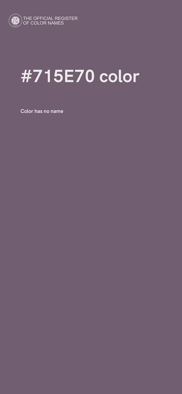 #715E70 color image