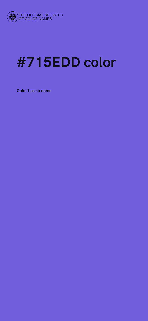 #715EDD color image