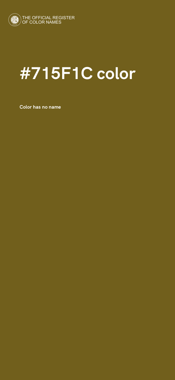 #715F1C color image