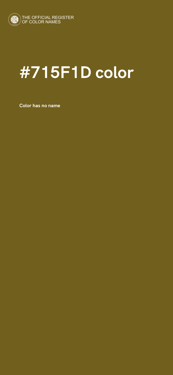 #715F1D color image