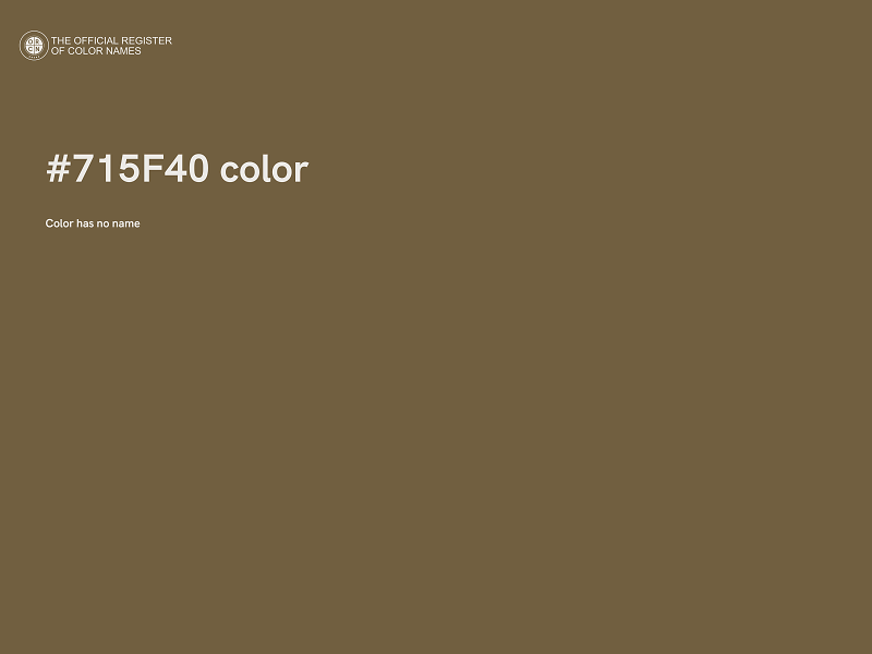 #715F40 color image