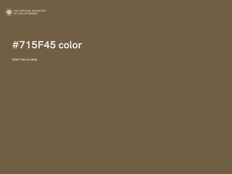 #715F45 color image