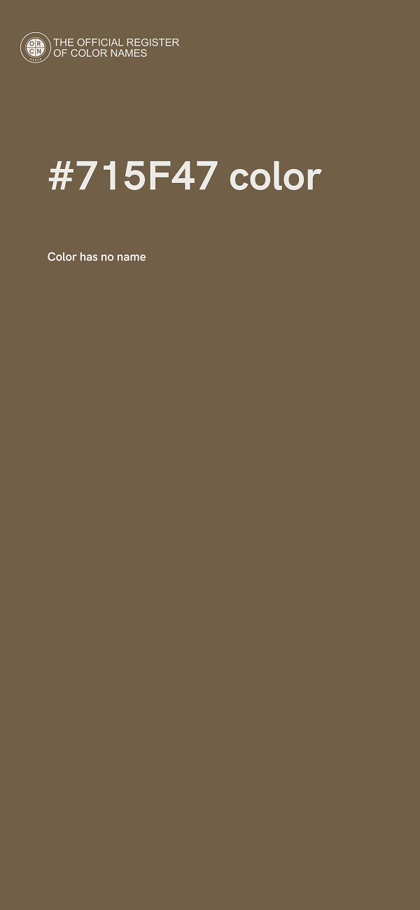 #715F47 color image