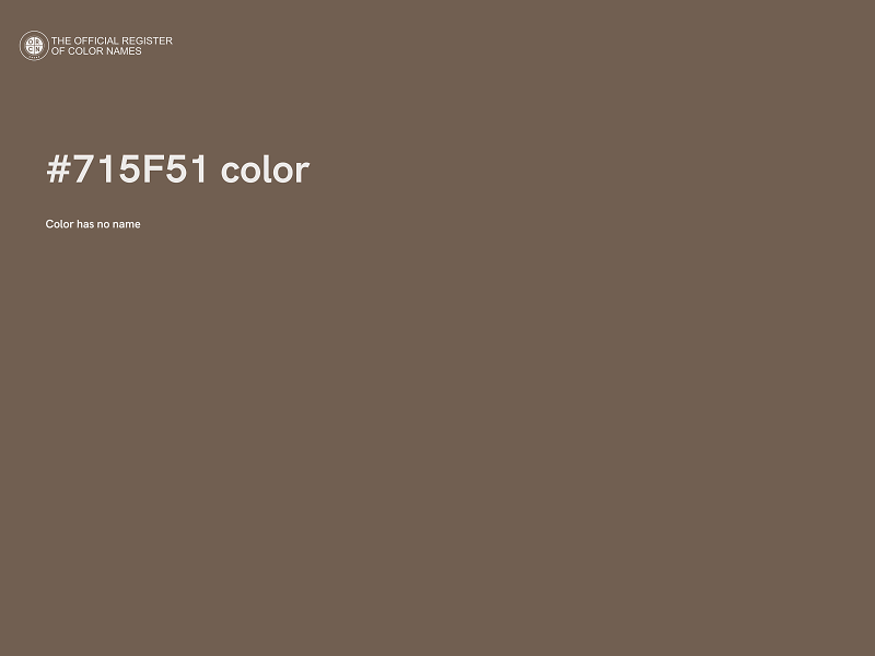 #715F51 color image