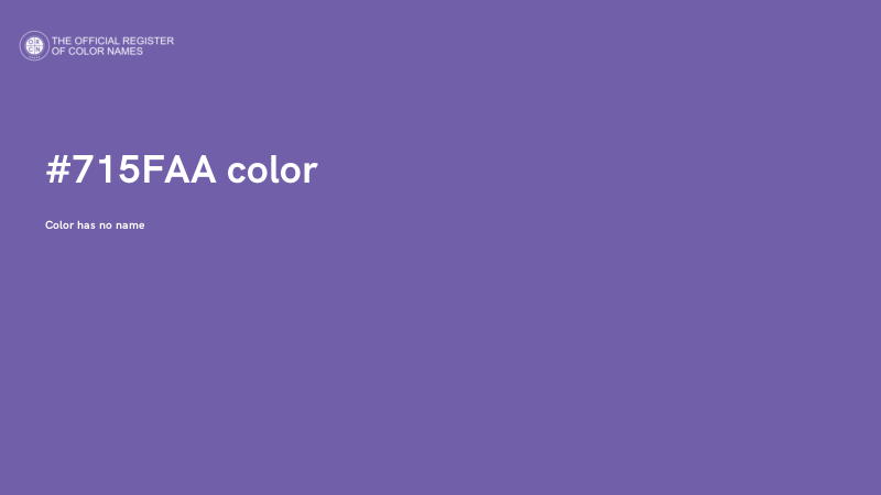 #715FAA color image