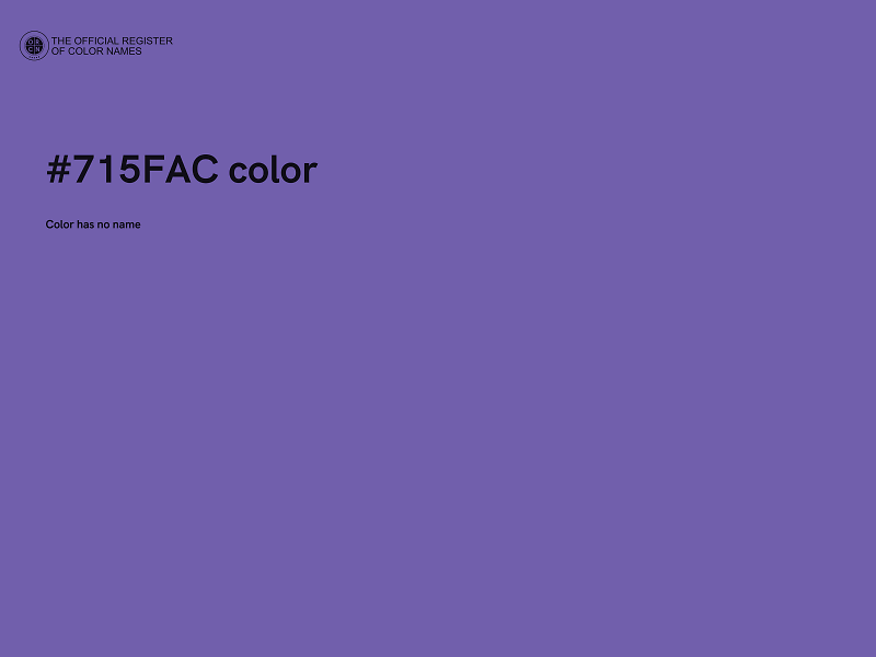 #715FAC color image