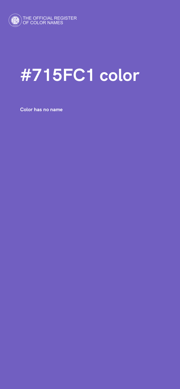 #715FC1 color image
