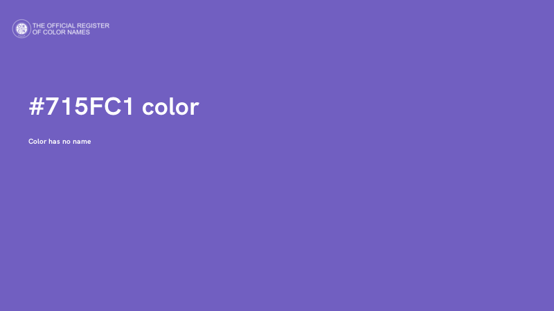 #715FC1 color image