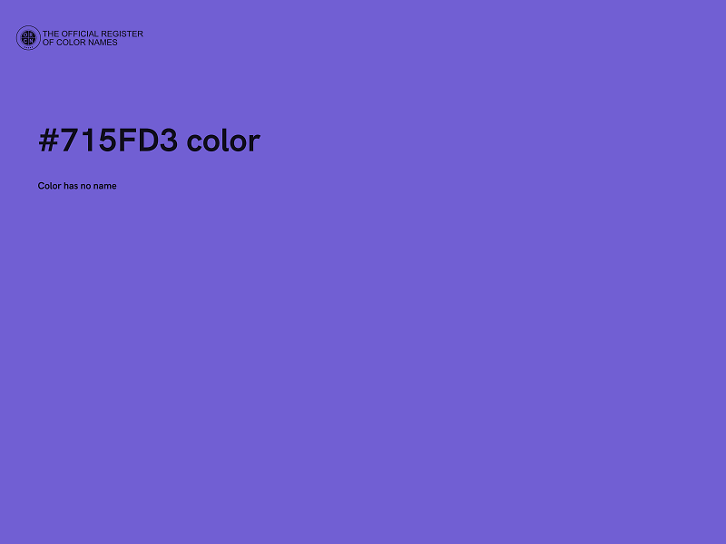 #715FD3 color image