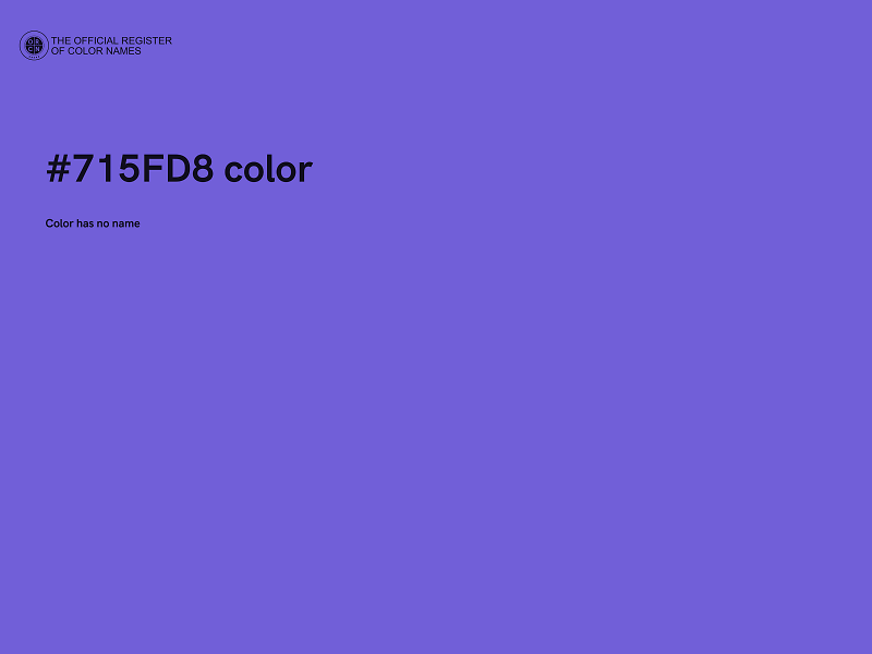 #715FD8 color image