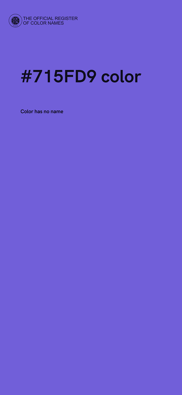 #715FD9 color image