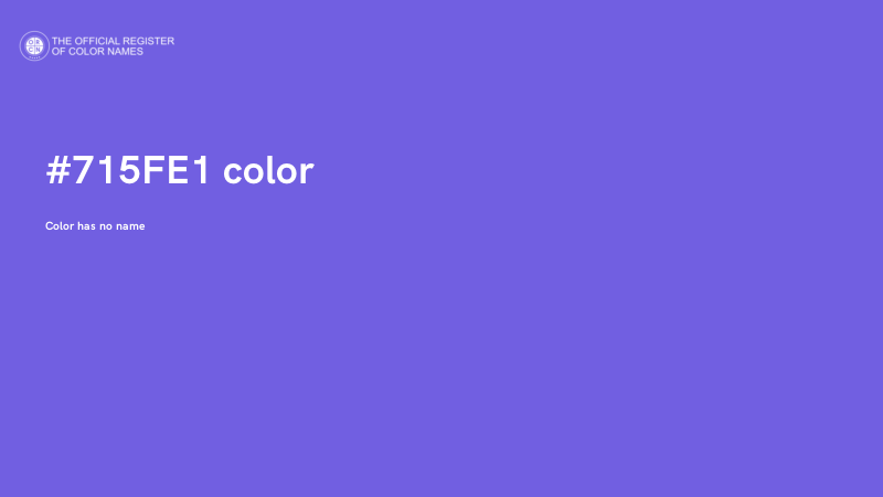 #715FE1 color image