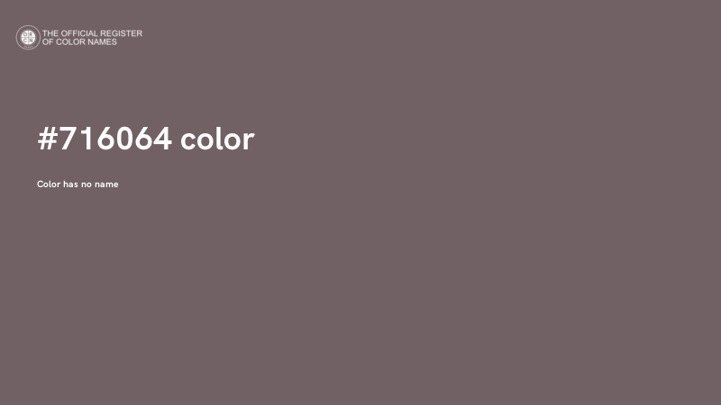 #716064 color image