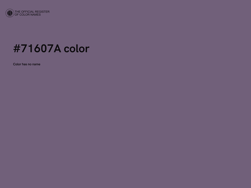 #71607A color image