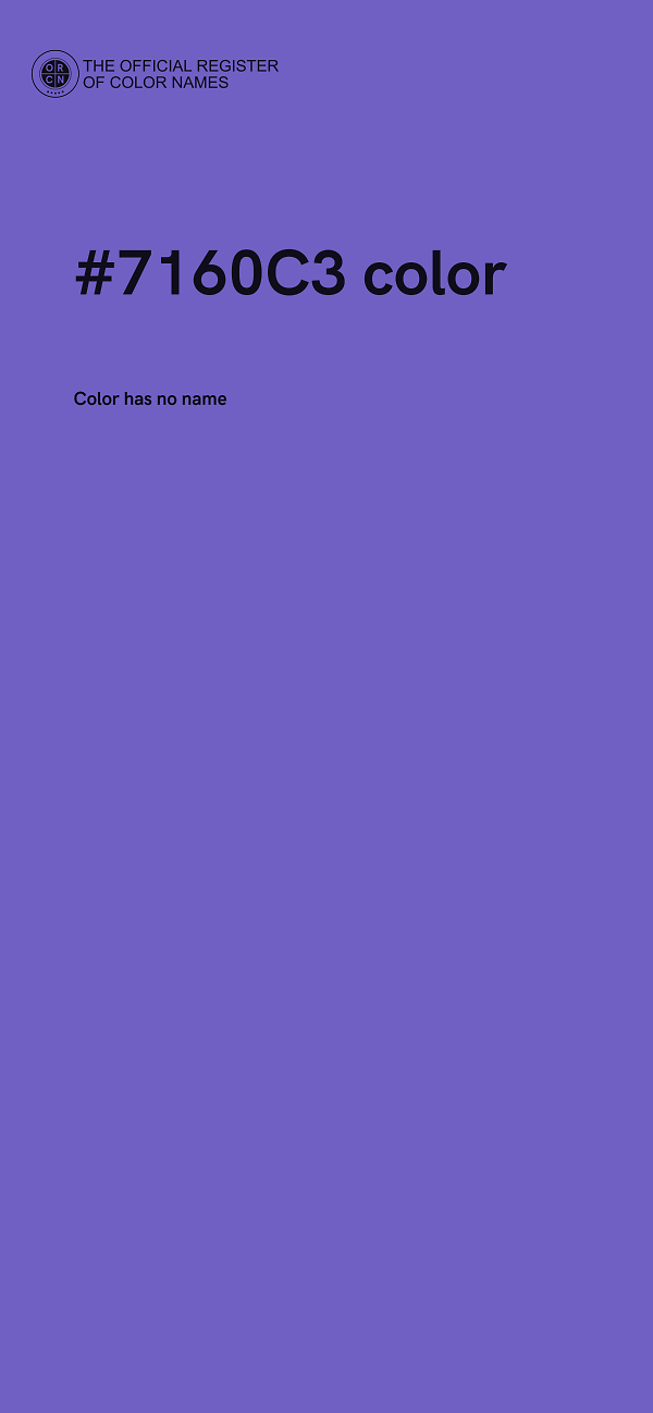 #7160C3 color image
