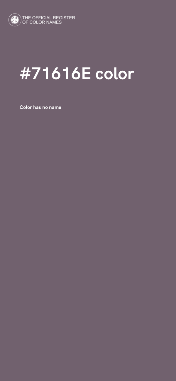 #71616E color image