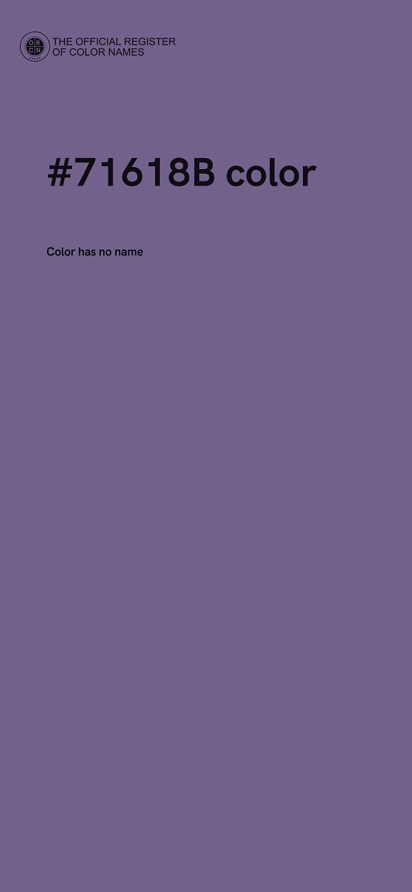 #71618B color image