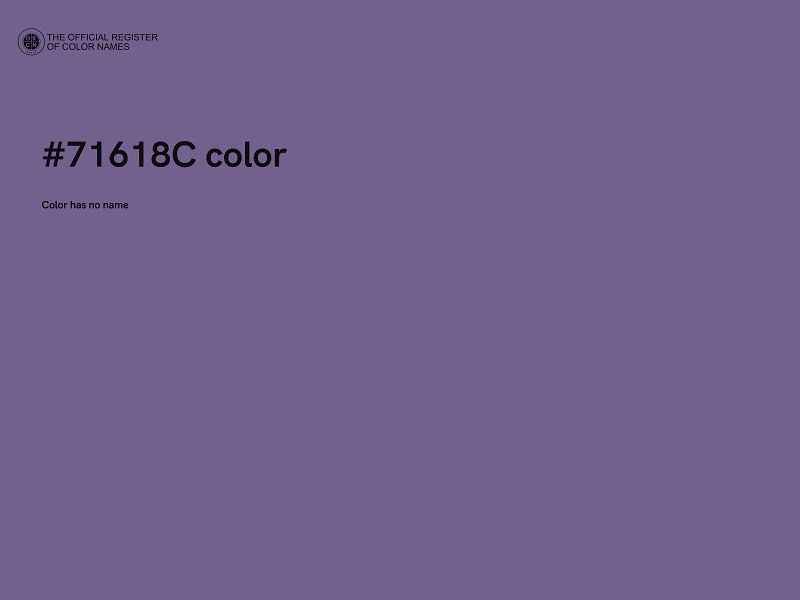 #71618C color image
