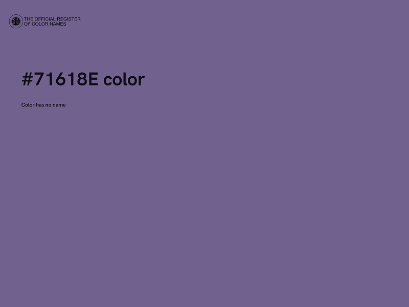 #71618E color image